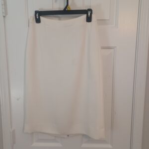 J. Crew 365 Off White Career Pencil Skirt Sz 4